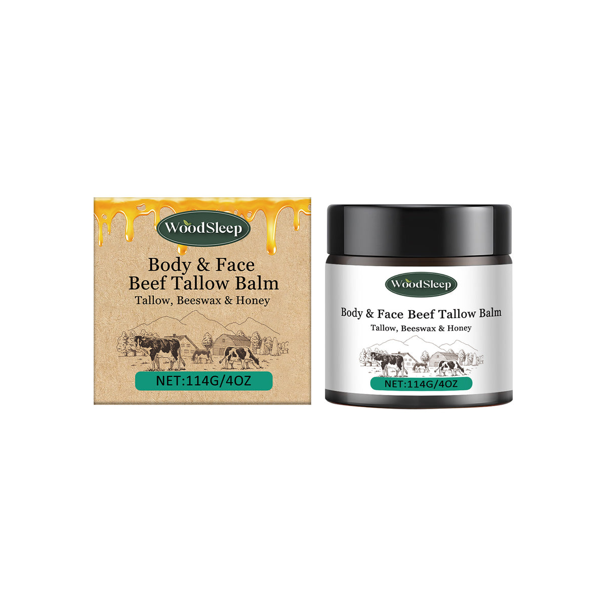WoodSleep Butter Fed Moisturizer Moisturizes Tender Skin And Hydrates Body Lotion