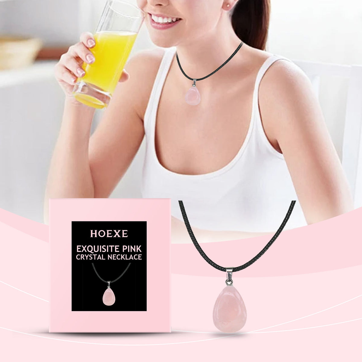 Crystal Clavicle Chain Necklace
