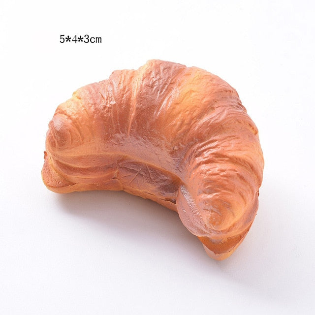 Squishy Food Creative Simulation Bread Toast Donuts Slow Rising Squeeze Stress Relief Toys Spoof Tease People Desktop Decoration