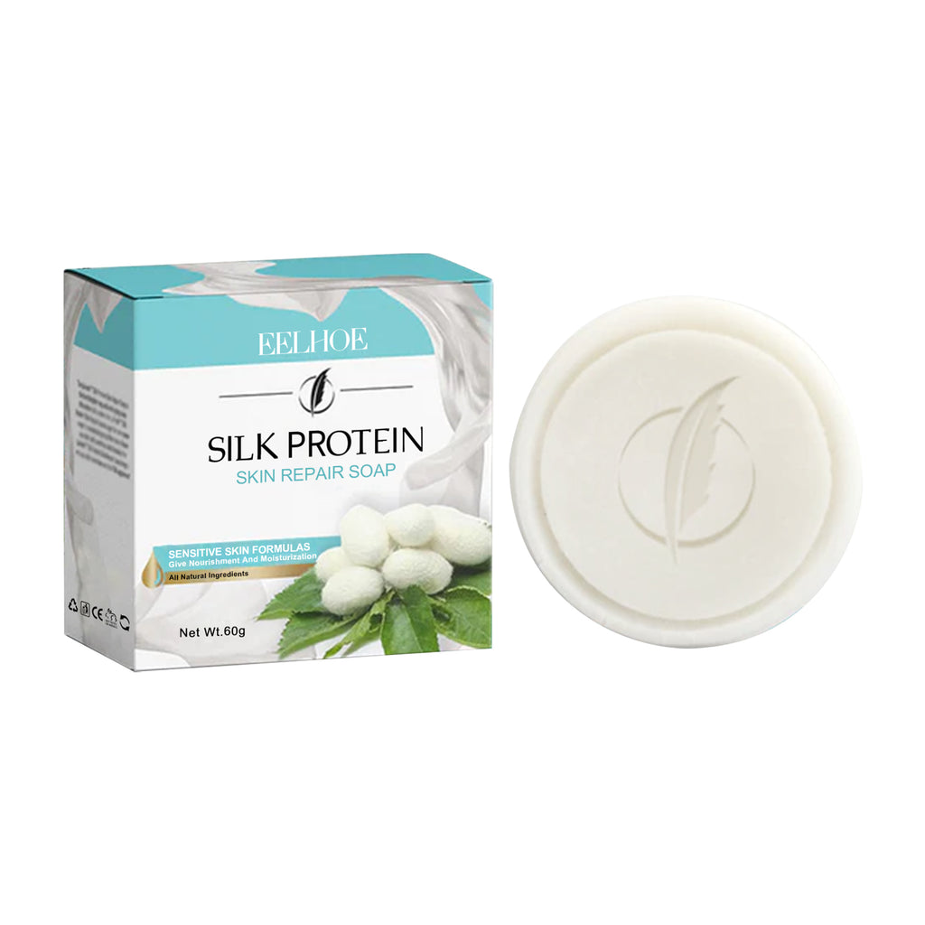 Protein Repair Cleansing Soap Cleans Pores, Lighens Acne Dark Spots, Moisturizes Brightening Face Wash Soap