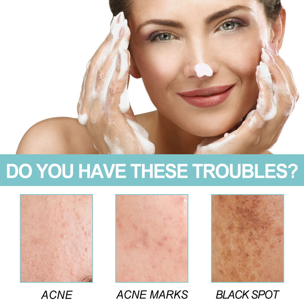 Protein Repair Cleansing Soap Cleans Pores, Lighens Acne Dark Spots, Moisturizes Brightening Face Wash Soap