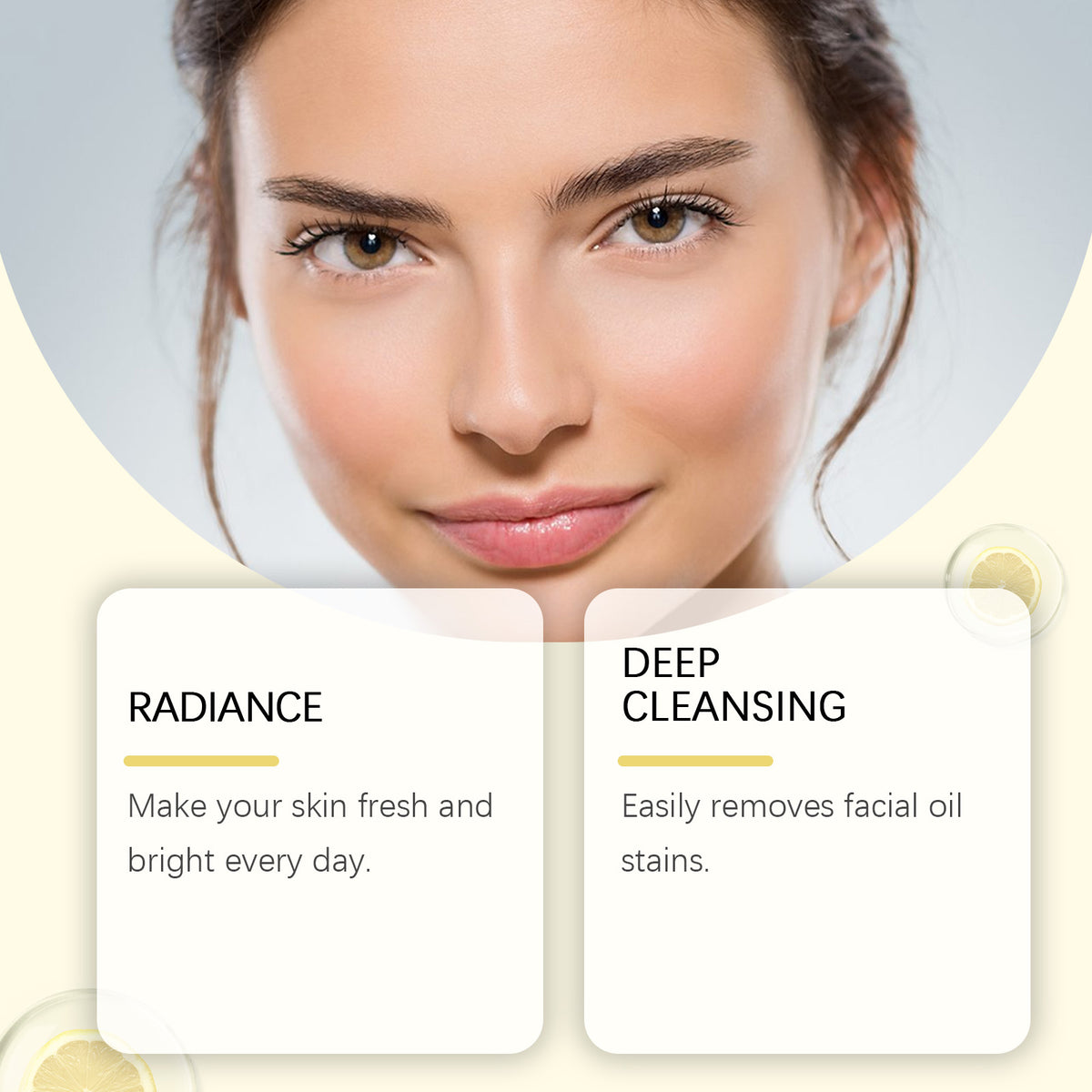 Hoygi Vitamin C Brightening Cleanser, Moisturizes And Soothes Facial Skin With A Clean, Hydrating, Non-Tightening Cleanser