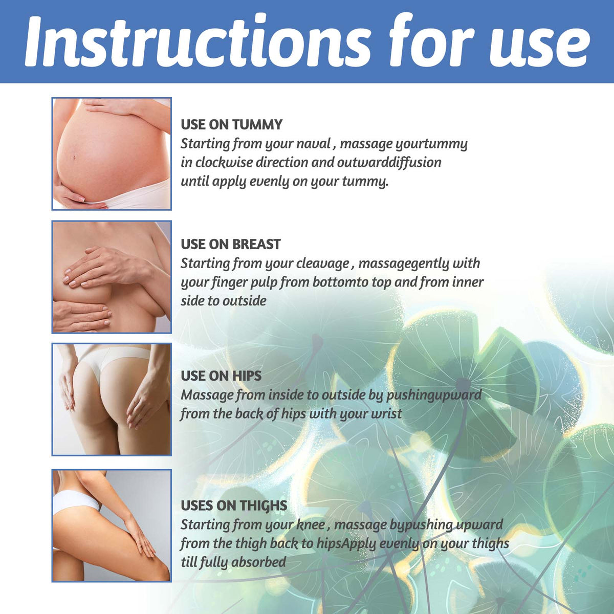 Pregnancy Cream, Postpartum Skin Care Smoothing, Firming And Gently Improving Skin Body Cream