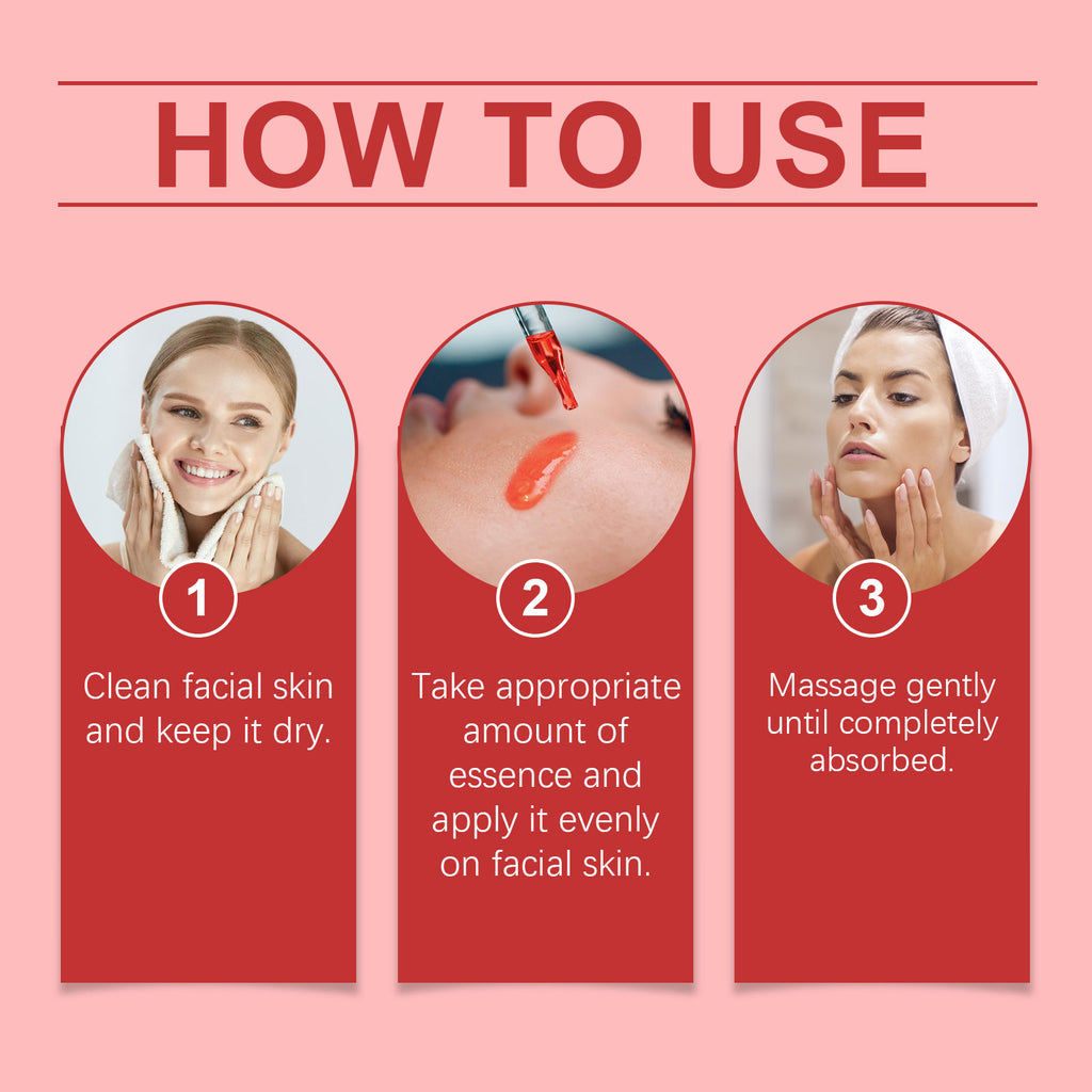 OUHOE Dragon Blood Essence, Facial Skin Contour Radiance Hydrating Moisturizing Essence
