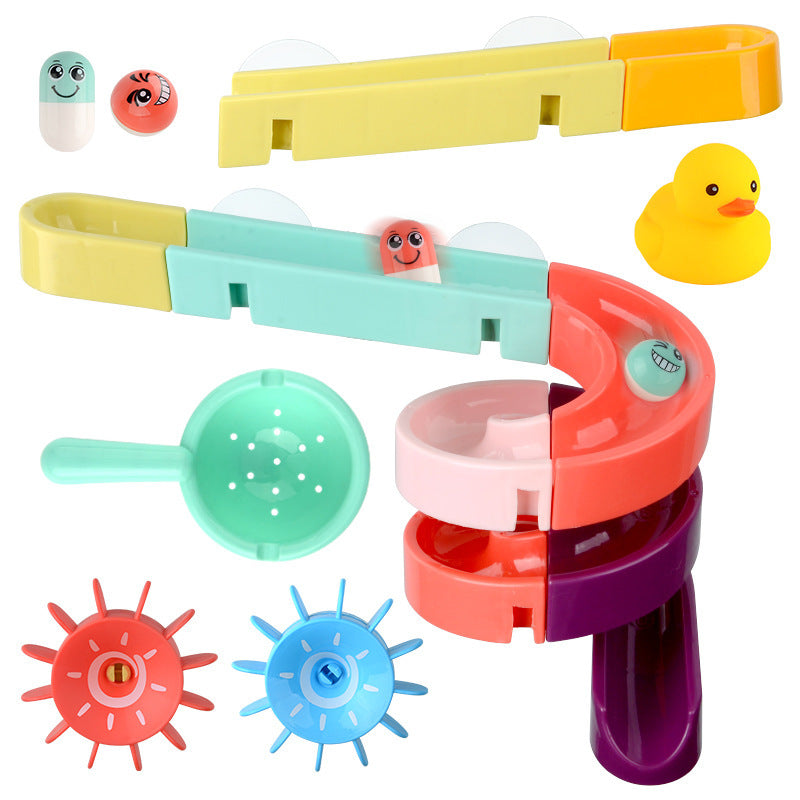 Baby Bath Toy – Water Track Slider Set