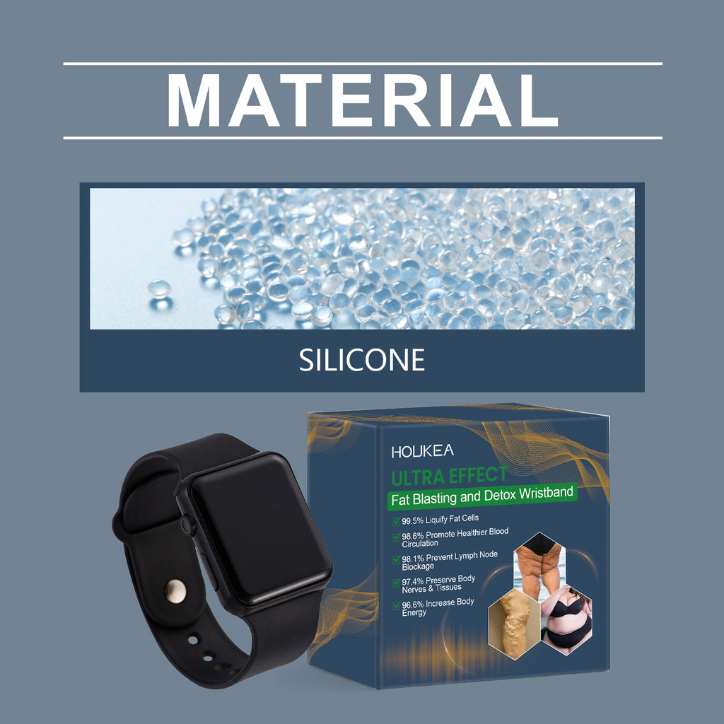 Lightweight Silicone Wellness Bracelet Watch