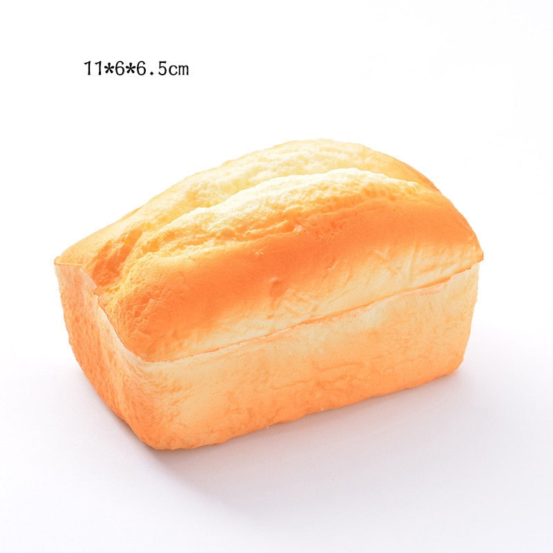 Squishy Food Creative Simulation Bread Toast Donuts Slow Rising Squeeze Stress Relief Toys Spoof Tease People Desktop Decoration