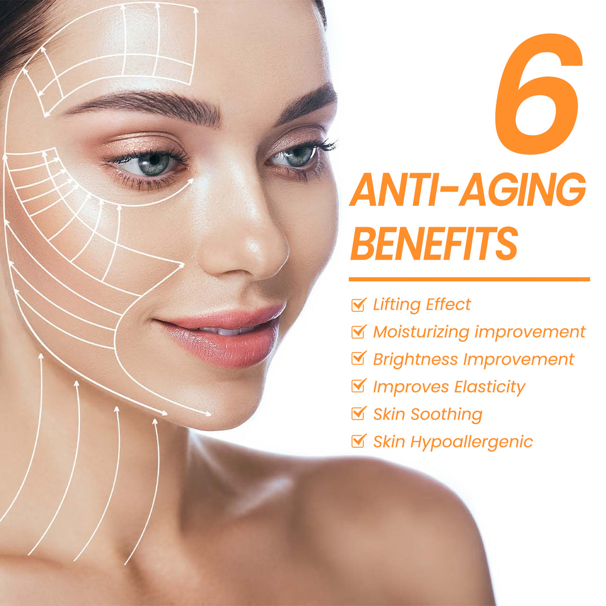 Collagen Water Soluble Eye Mask, Fade Fine Lines, Bags And Dark Circles Hydrating And Firming Eye Patch