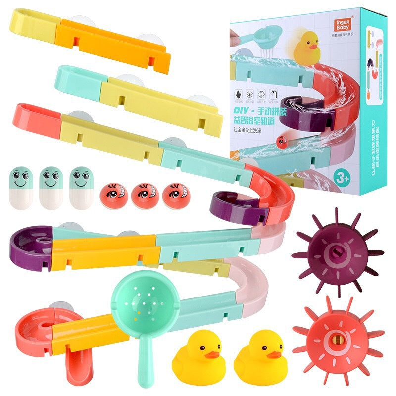Baby Bath Toy – Water Track Slider Set
