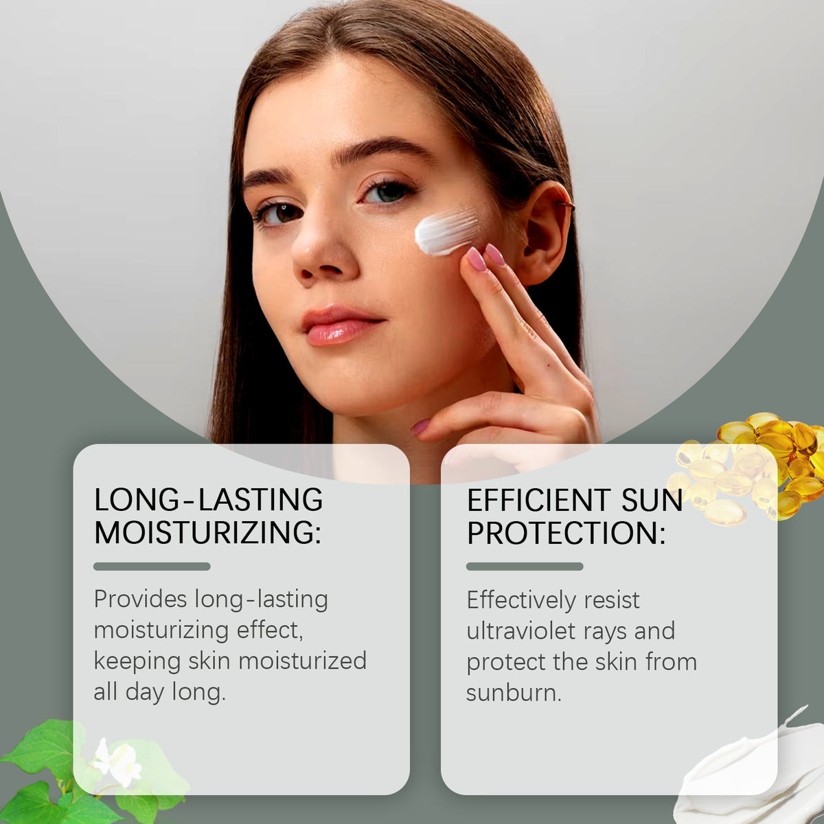Ouhoe Moisturizing And Protective Cream, A Double Action Moisturizing And Protective Cream That Protects Light Texture And Enhances Skin Hydration All Day Long